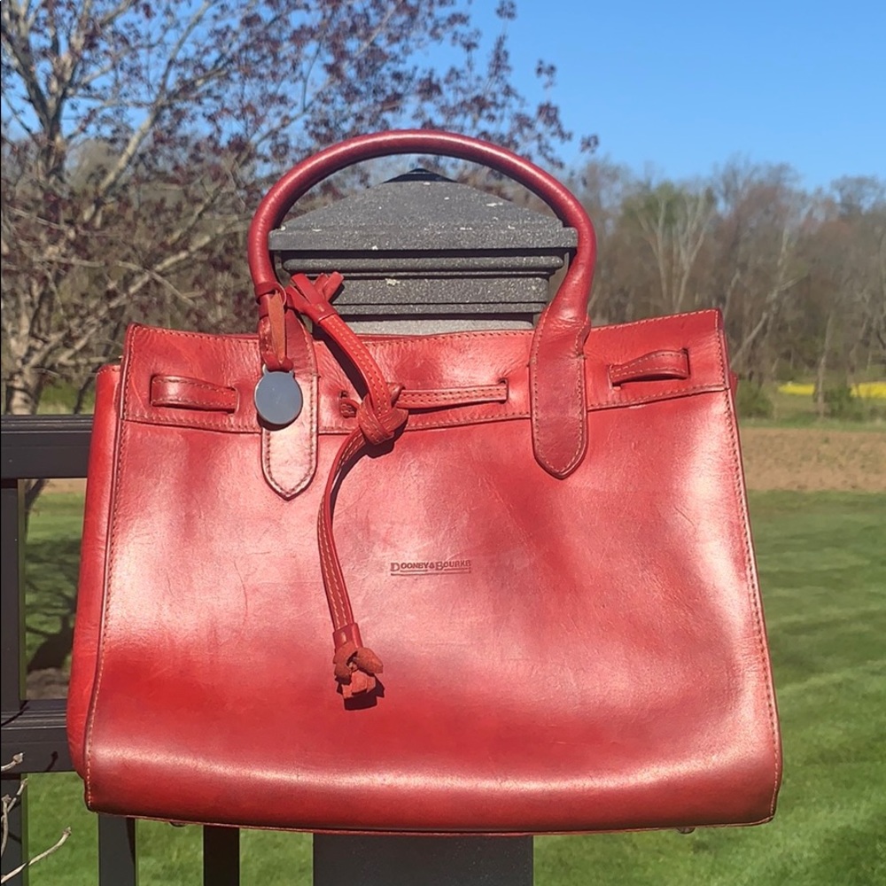 Dooney & Bourke 100% Red Handle Purse